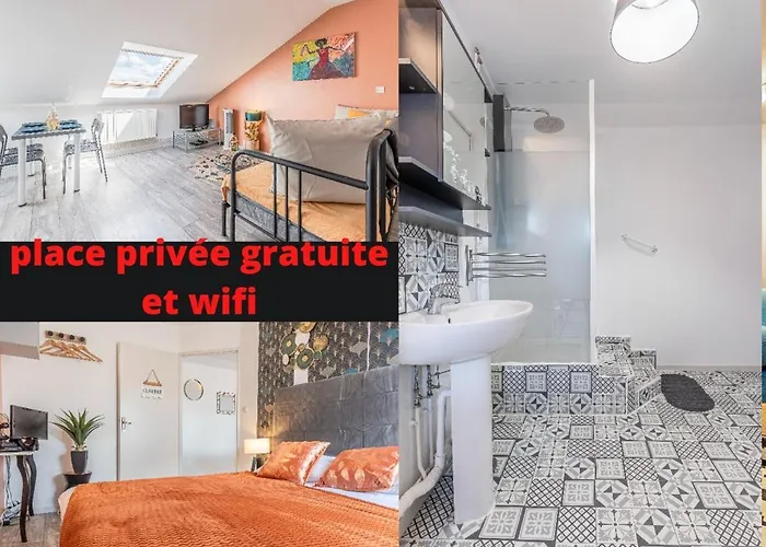 Apartmán L'abstrait Metz Thionville Wifi Un-sejour-a-part Mondelange